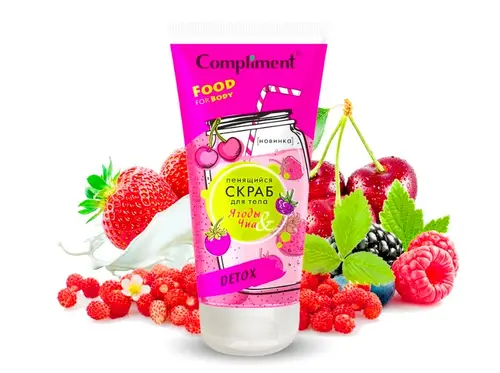 Compliment Foaming Body scrub Lime & Mint cooling 200 ml, w.k ...