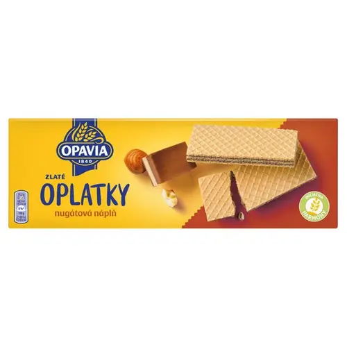 Opavia Golden Florenta wafers chocolate filling 112 g 8593894907606 ...