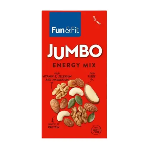 Fun & Fit Jumbo Pistachio Roasted Salted 75G 8600102277175 price in ...