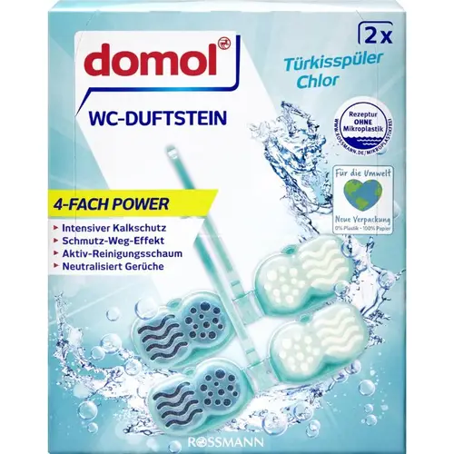 Domol Toilet Cleaning block Ocean 3x55qr 4305615775890 price in ...