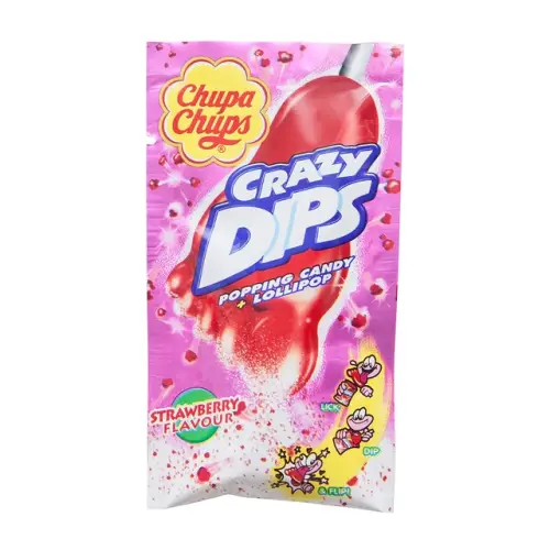 CHUPA CHUPS DROPS: CRAZY DIPS STRAWBERRY 14 G 8410031953893 price