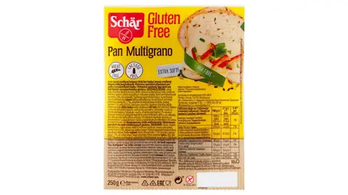 Precio de Pan Molde Multigrano Sin Gluten Schar 250G 8008698024140 en ...