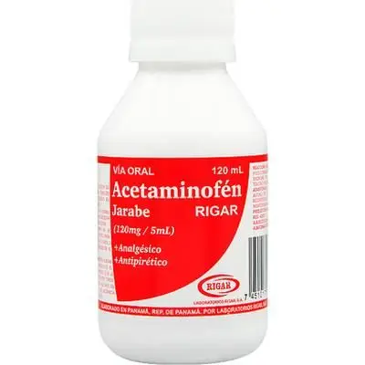 Acetaminofen Jarabe 120 mL Rigar 7451017308956 precio en diferentes países