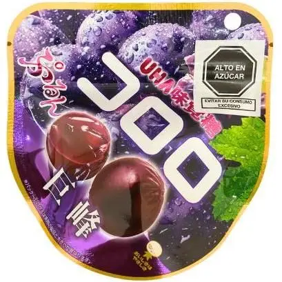 Mikakuto Kororo White Muscat Grape Gummy Candy 48g 4902750706255