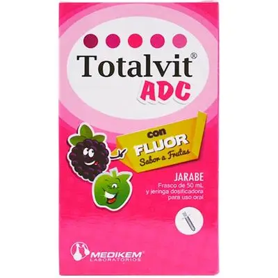 Totalvit Adc Con Fluor X 50Ml Jarabe 7410031491303 precio en diferentes ...