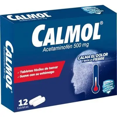 Calmol 500mg Por 12 Tabletas Laboratorio Farsiman 717840037379 precio ...
