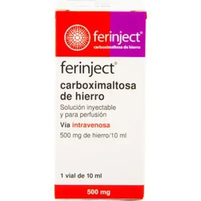 Ferinject (Carboximaltosa De Hierro) 500Mg/10Ml Cx1 Vial (Vifor Pharma ...