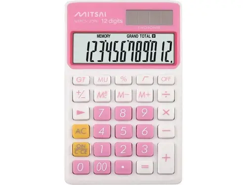 Calculadora Básica Mitsai 5170 Rosa [7091332] 5601988452116 price in ...