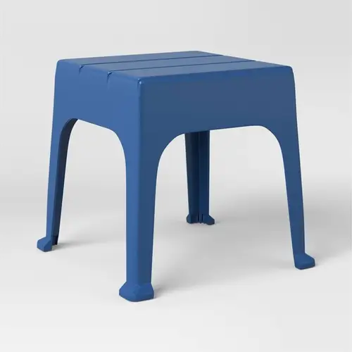 Room Essentials Resin Patio Blue Accent Table 810076090870 price in ...